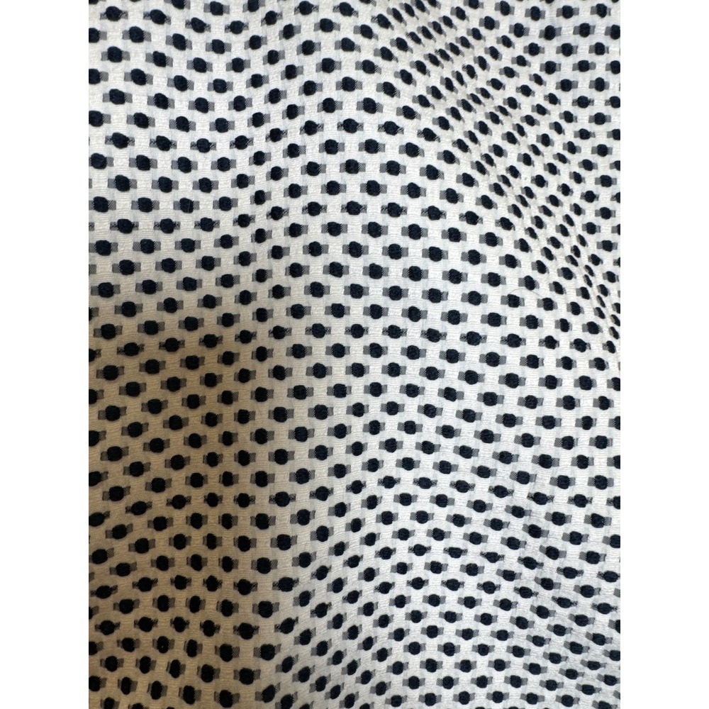 Saint Tropez West Womens Navy White Polka Dot Scalloped Hem Shorts Size 8 - Picture 2 of 5